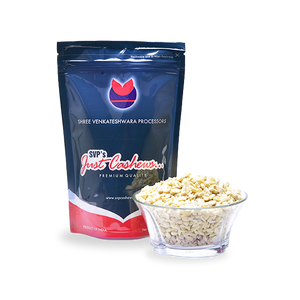 Open image in slideshow, a 250g pack of Cashew Kernels with a bowl of Small White Pieces in front
